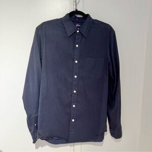 J. Crew Dark Blue Casual Button Down Shirt